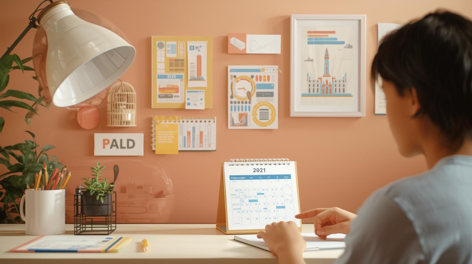 كيف يجب أن يبدو جدول المبتدئ داخل المعهد؟