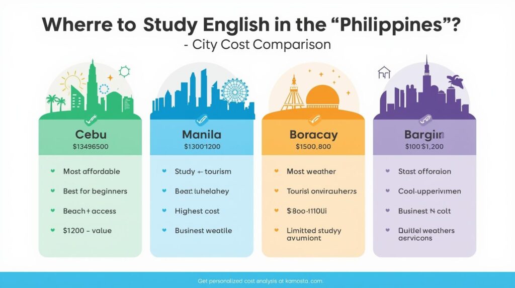 تكلفة الدراسة في الفلبين لغة إنجليزية